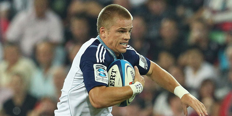 Gareth Anscombe has been dropped from the Blues squad that faces the Hurricanes on Friday night. Photo / Getty Images.