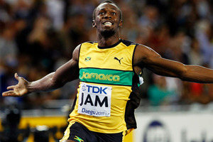 Sprint king Usain Bolt will run his first individual race of the Olympic season on Saturday. Photo / AAP
