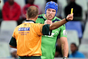 James Haskell of the Highlanders during the 2012 Super Rugby match between Toyota Cheetahs and Highlanders . Photo / Getty Images.