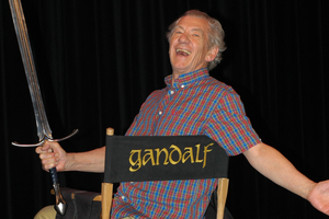 Ian McKellen is touring the country to raise funds for a Christchurch theatre he loves. Photo / Steve Thomson