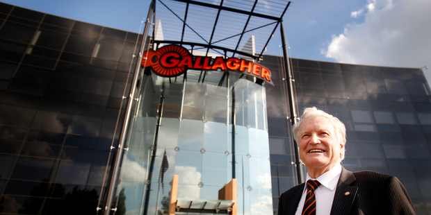 Gallagher Group has branched out from its rural roots, but agriculture is still 'the biggy', says Sir William Gallagher. Photo / Christine Cornege