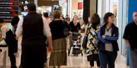 Westfield businesses employ about 9000 staff - but retailers face an average $4583 rates increase. Photo / Richard Robinson