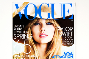 Taylor Swift on the cover of Vogue.
Photo / File