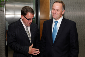 There have been calls for John Key to stand down John Banks from ministerial duties during the donation investigation. Photo / Mark Mitchell