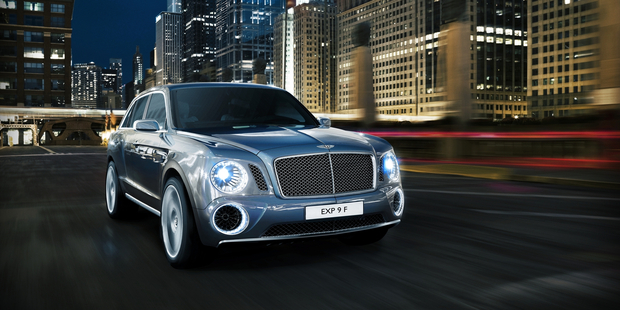 Bentley EXP 9 F SUV. Photo / Supplied