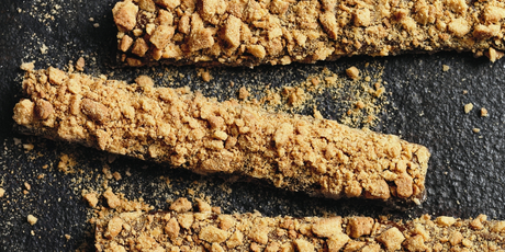 Caramel ginger slice. Photo / Chris Court