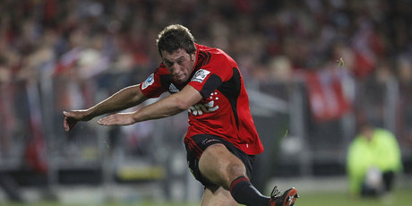 Tom Taylor is kicking at 92 percent in this year's Super Rugby competition. Photo / Getty Images.
