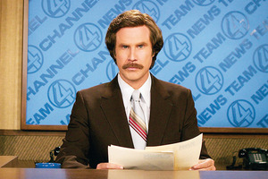 The Anchorman 2 sequel is only five pages long. Photo / Supplied