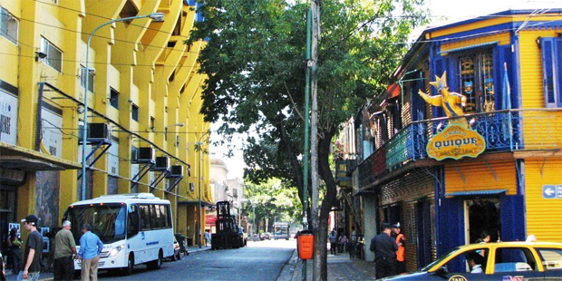 La Bombonera stadium – home of Boca Juniors. Photo / Jill Worrall