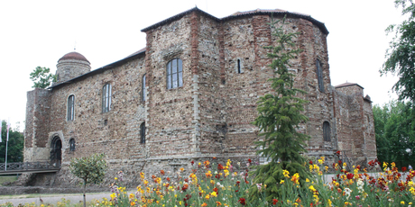 Colchester Castle, built on the ruins of a Roman temple, is now a museum. Photo / Jim Eagles