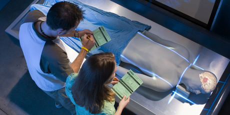 Gambling's pull must have faded. Visitors to Las Vegas now try their luck at solving murder on a 'CSI: Crime Scene Investigation' set. Photo / Supplied