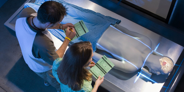 Gambling's pull must have faded. Visitors to Las Vegas now try their luck at solving murder on a 'CSI: Crime Scene Investigation' set. Photo / Supplied