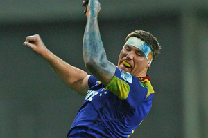 Doug Tietjens will start for ther Highlanders against the Sharks on Sunday morning. Photo / Getty Images