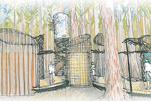 An artist's impression of the Longest Drop proposal. Photo / Daily Post