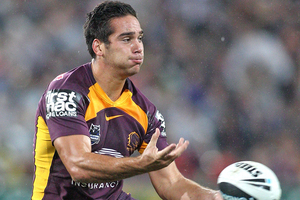 Corey Norman is doing a fine job of replacing Darren Lockyer's spot at the Broncos. Photo / Getty Images