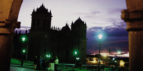 The early Spanish Cathedral on Plaza de Armas. Photo / Supplied