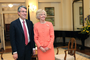 Australian parliamentary climate change secretary Mark Dreyfus (pictured here with the Australian Governor-General). Photo / Getty Images