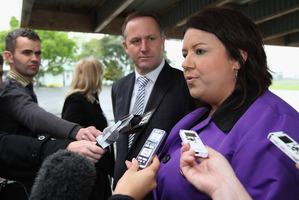 Prime Minister John Key and Social Development Minister Paula Bennett. Photo / Getty Images