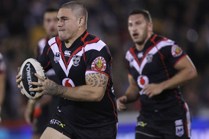 Russell Packer of the Warriors in action. Photo / Getty Images
