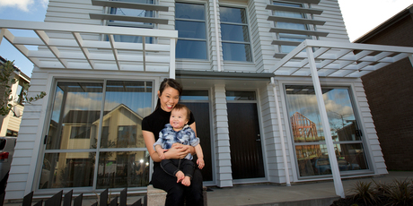 Lorraine Tai is content now with her compact home, but her long-term plan is for more space. Photo / Sarah Ivey