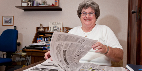 Papers are important to Frances Parnell. Photo / Tracey Grant