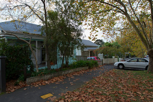 52 Hakanoa Street near the empty section at 58 Hakanoa Street, Grey Lynn. Photo / Greg Bowker
