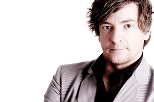 Rhys Darby will be taking a break from the Comedy Festival to speak about his book, This Way To Spaceship, at the Auckland Writers & Readers Festival. Photo / Supplied