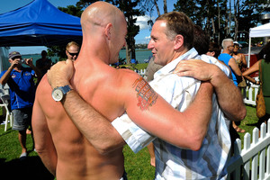 John Key said at the Big Gay Out festival that civil unions were enough. Photo / Jason Dorday