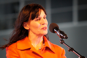 Hamilton Mayor Julie Hardaker. Photo / Christine Cornege