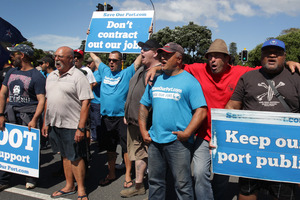 Members of the Maritime Union will need to carry out a secret ballot before going on strike in the future. File photo / Sarah Ivey