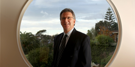 John Hawkins, new chairman of the Shareholders Association, at his home in Rothesay Bay, Auckland. Photo / Dean Purcell