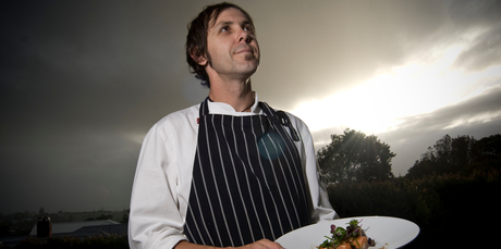 Chef Simon Mason is a proud dad and a damn good cook. Photo / Michael Craig
