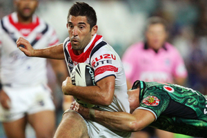 The Roosters handed the Warriors a 26-8 defeat in round five. Photo / Getty Images