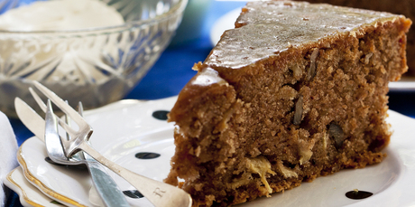 Brand glazed apple spice walnut cake. Photo / Babiche Martens