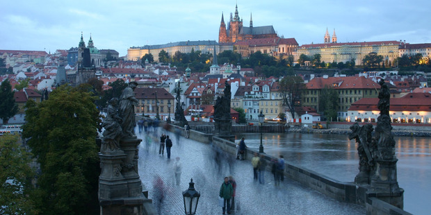 Prague is one of the destinations passengers aboard the new Danube Express train service can choose to visit. Photo / House of Travel
