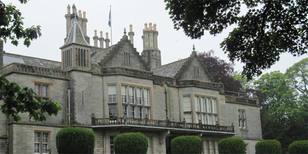 Lauriston Castle, Edinburgh, was home to colourful financier John Law, acknowledged as the first millionaire. Photo / Graham Reid