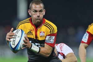 Aaron Cruden kicked 100 percent, made 13 tackles, three offloads in the tackle, and scored a try. Photo / Getty Images