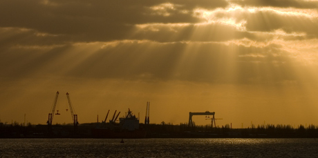 In Antwerp, Belgium, city officials are planning to build a floating pool that's to be moored at the Docklands. Photo / Thinkstock