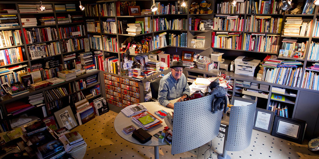 'A home without books is like a snail without a shell.' - Grahame Beattie. Photo / Sarah Ivey