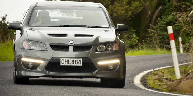 2012 Holden HSV Clubsport R8 - sticky in the dry but a challenge in the wet. Photo / Ted Baghurst.