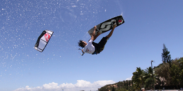 Marc Jacobs is the number three ranked freestyle kiteboarder in the world. Photo / Supplied