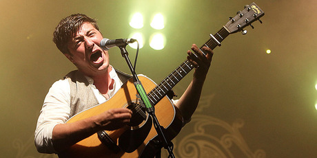 Mumford and Sons performed at the Reading Festival in 2010. Photo / Getty