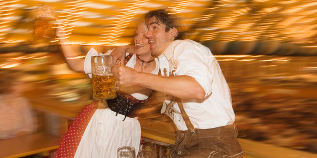 Two centuries on, Oktoberfest, or Weisn as the Germans call it, is still about three things - beer, food and more beer. Photo / Thinkstock