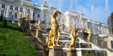 The fabulous fountains at Peterhof Palace in St Petersburg. Photo / Thinkstock