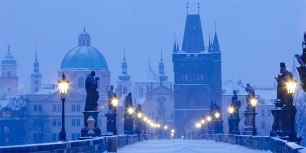 Prague's beauty is only intensified when December rolls around and the snow falls. Photo / Thinkstock