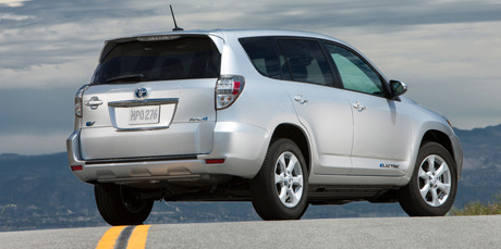 Toyota's RAV4 EV will only be sold in California initially. Photo / Supplied