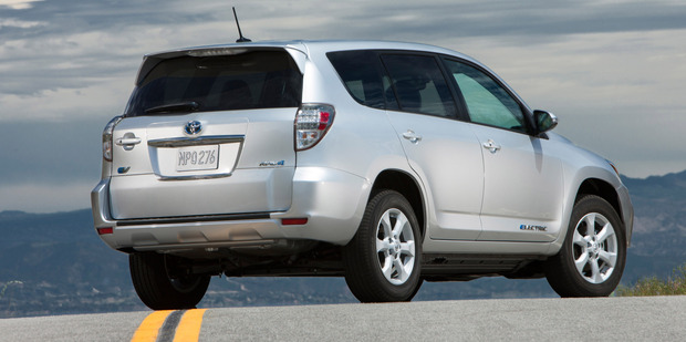 Toyota's RAV4 EV will only be sold in California initially. Photo / Supplied