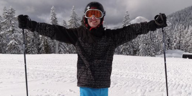 Richard Harker enjoyed a year of free skiing in Canada. Photo / Supplied