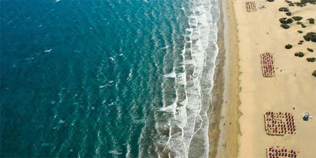 Maspalomas Beach, which lies at the southernmost tip of Gran Canaria, is famous for its dunes. Photo / Thinkstock