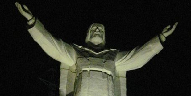 The giant statue of Jesus in Swiebodzin, Poland. Photo / Creative Commons image by Wikimedia user ProhibitOnions